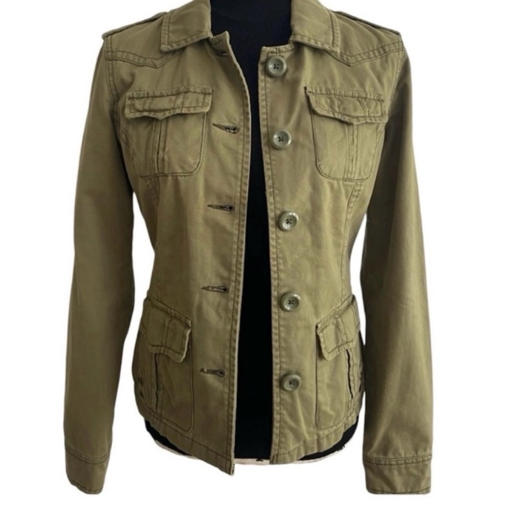 Aeropostale Olive Green Utility Jacket